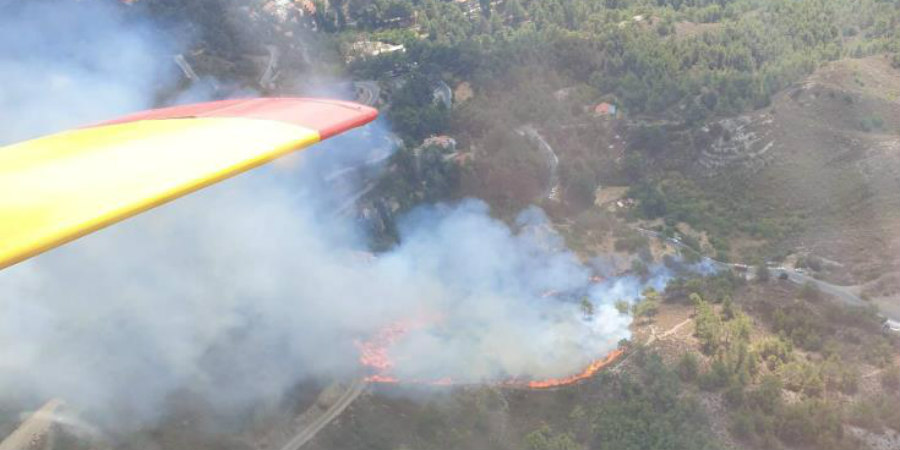 ΚΥΠΡΟΣ: Σε επίπεδο «κόκκινου συναγερμού» την Παρασκευή ο κίνδυνος έκρηξης δασικών πυρκαγιών